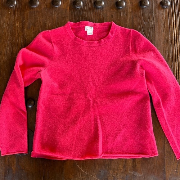 J. Crew Sweaters - J. Crew Vibrant Pink Cashmere Sweater